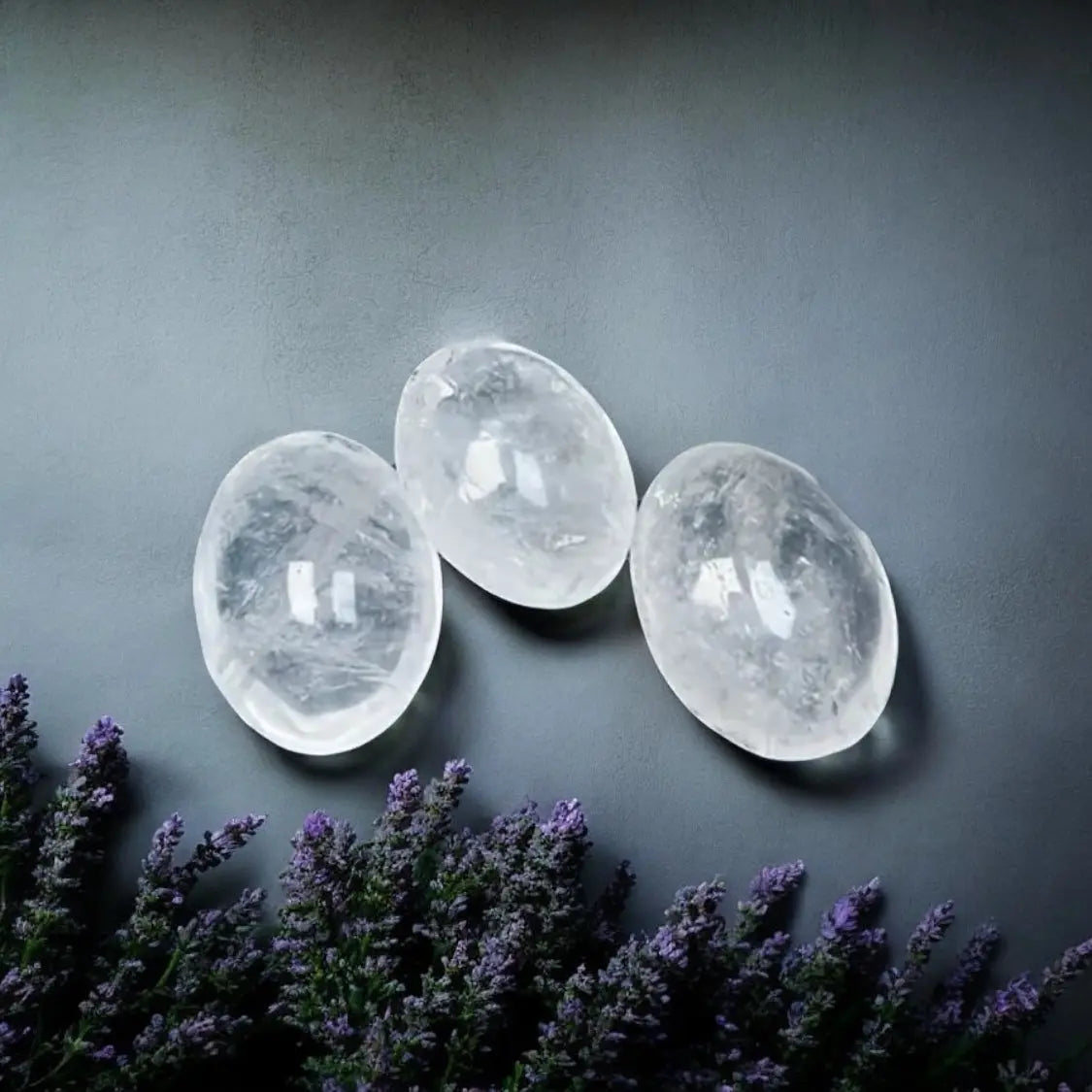 *Clear Quartz Palm Stone - Image #3