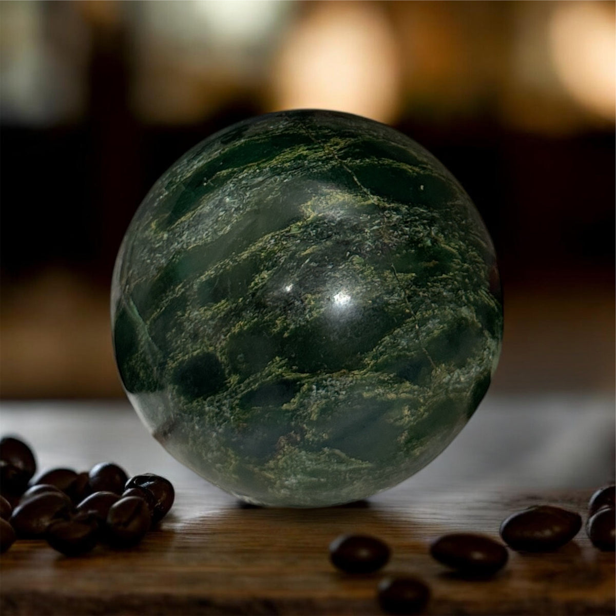 Green Fuchsite Sphere