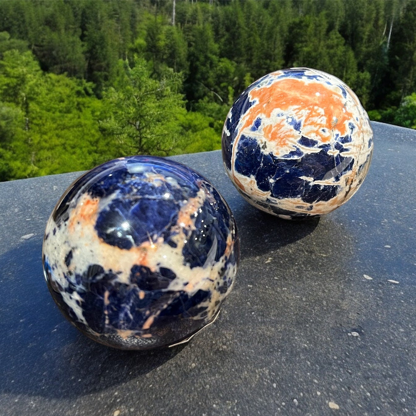 Sunset Sodalite Sphere
