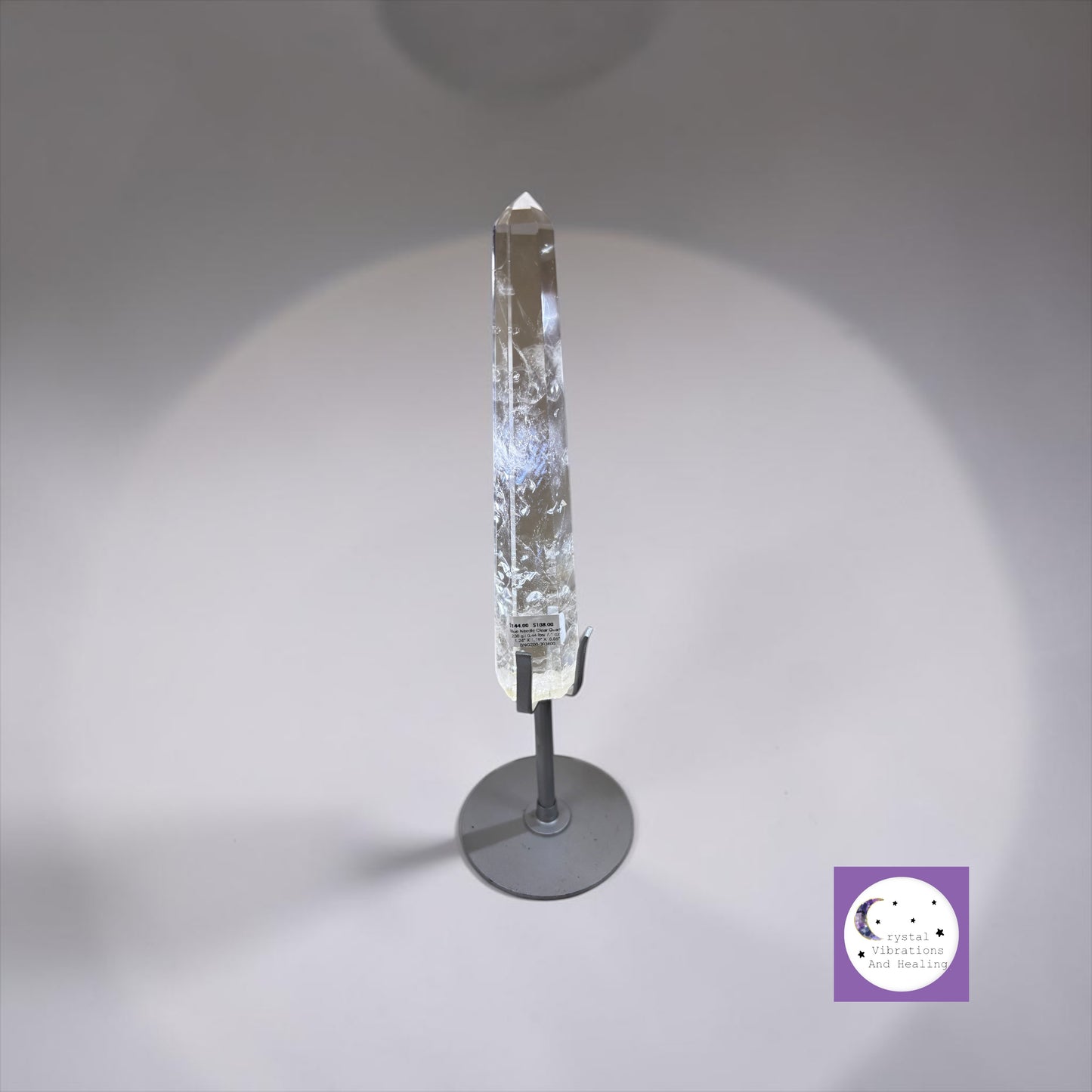 Blue Needle Clear Quartz Tower Obelisk Point *