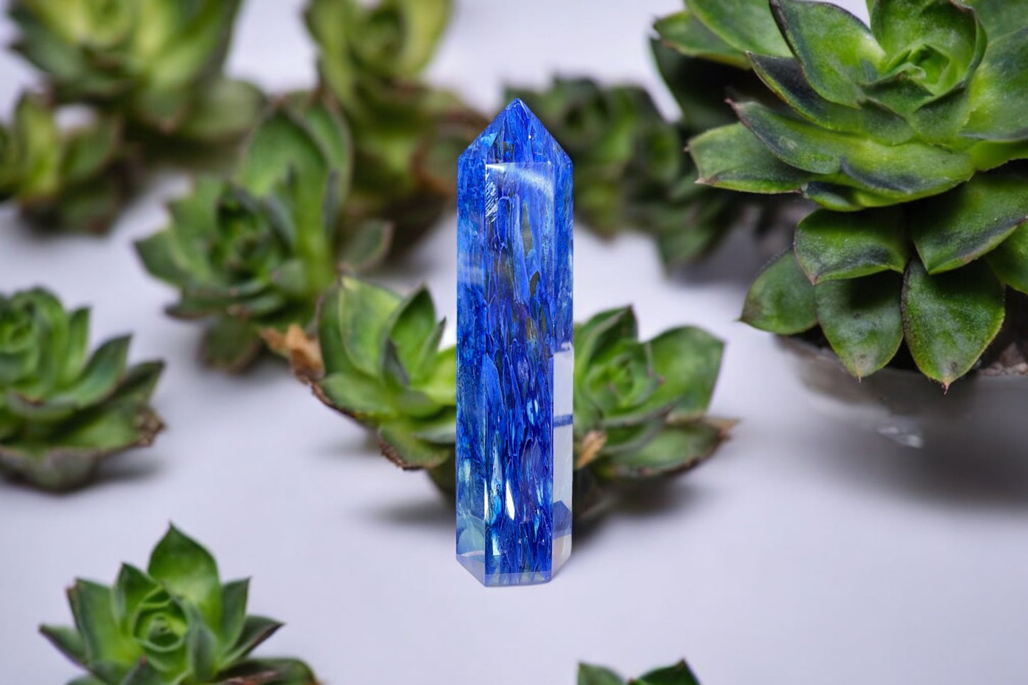 Blue Smelting Quartz Obelisk Tower **
