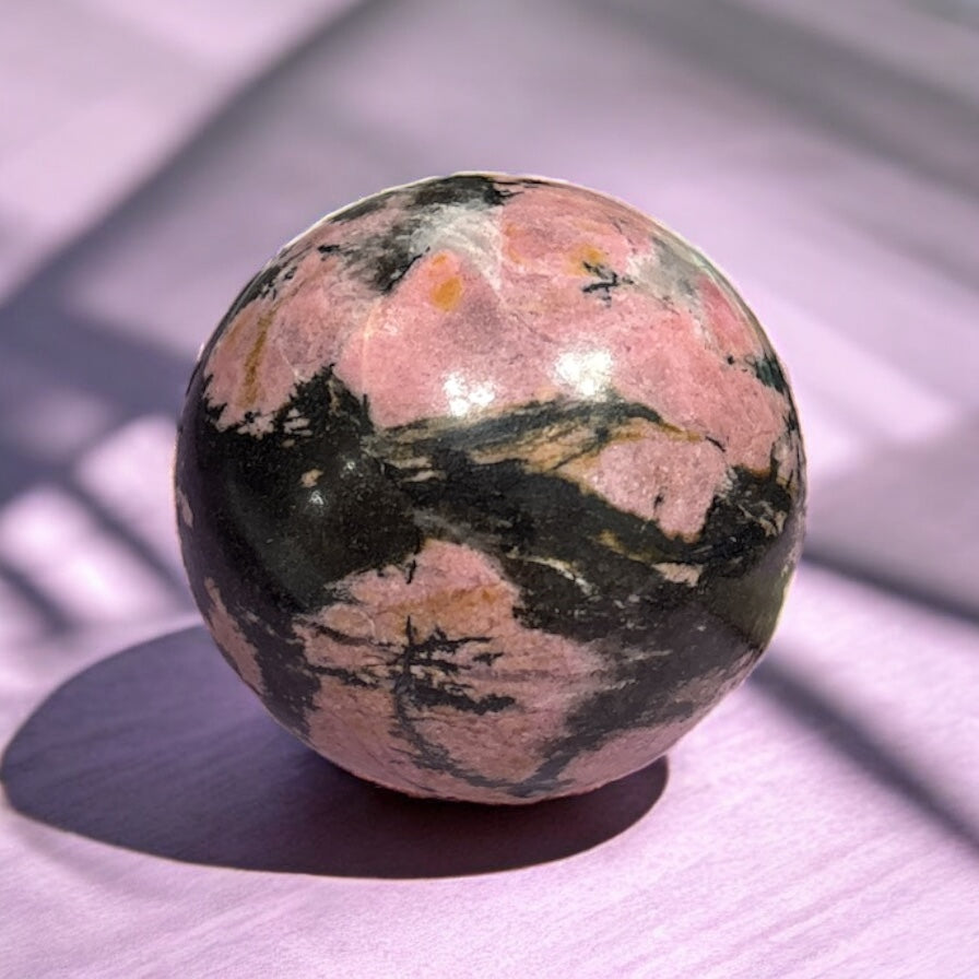 Rhodonite Sphere