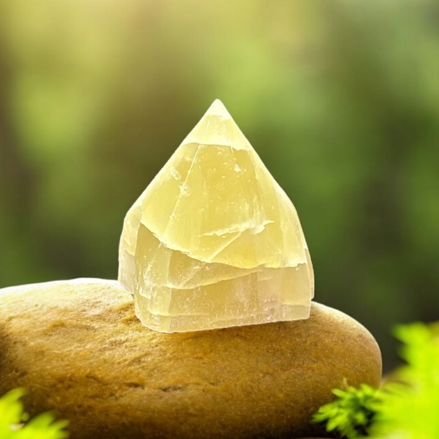 Lemon Calcite Pyramid *