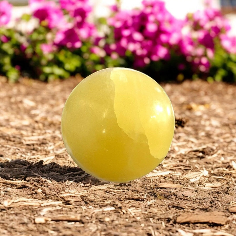 Lemon Calcite Sphere *