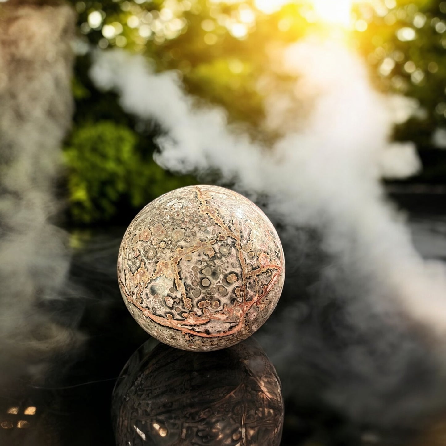 Leopard Skin Jasper Sphere *