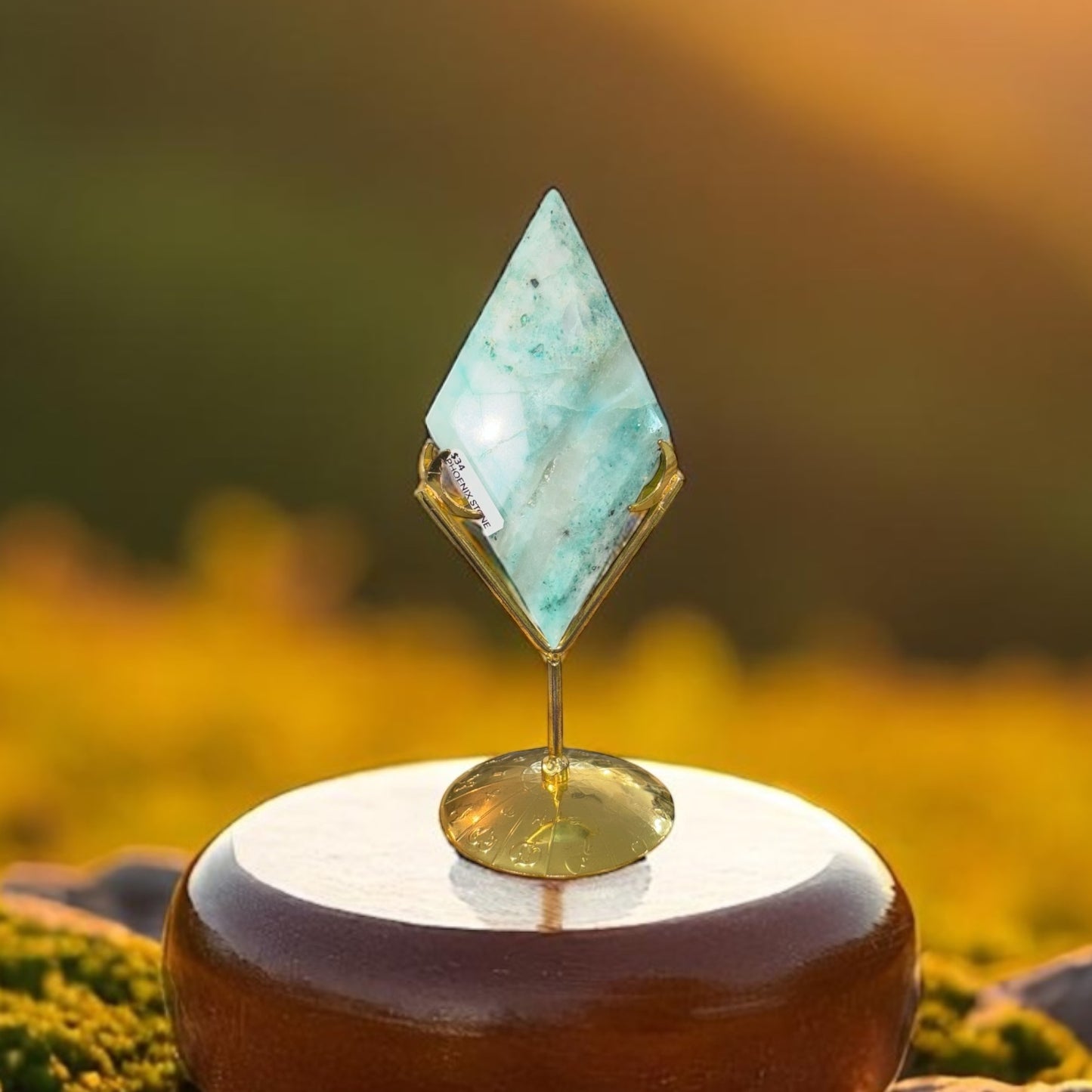 Phoenix Stone Diamond Rhombus Shape Freeform *