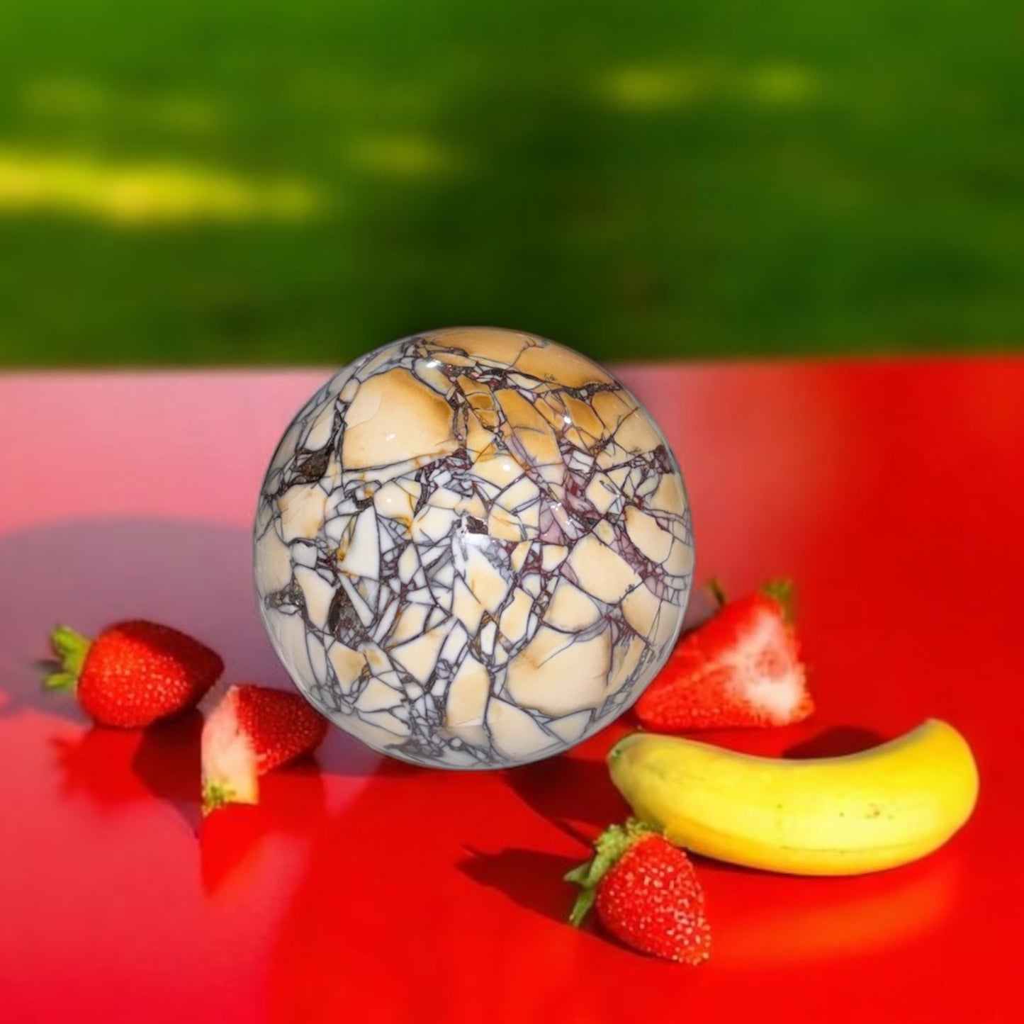 Bracciated Mookaite Sphere *