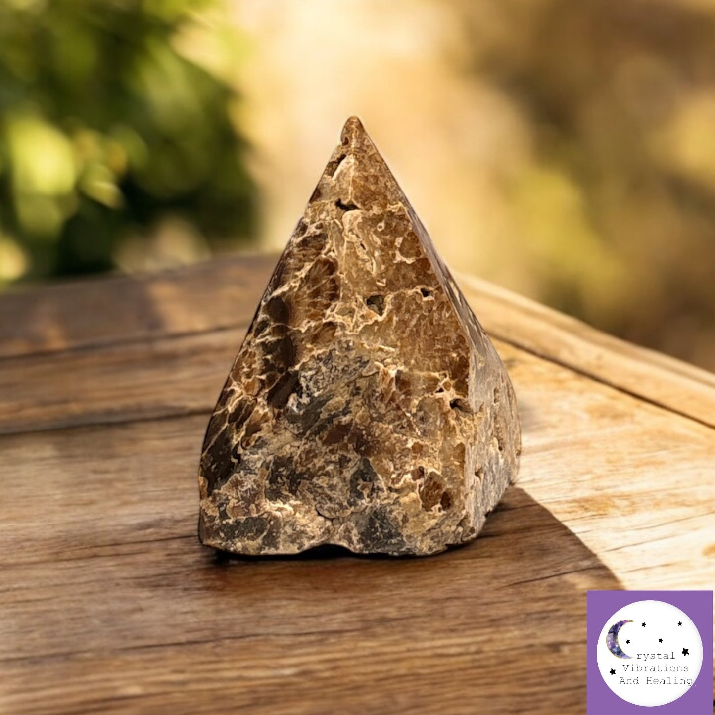 Chocolate Calcite Pyramid *