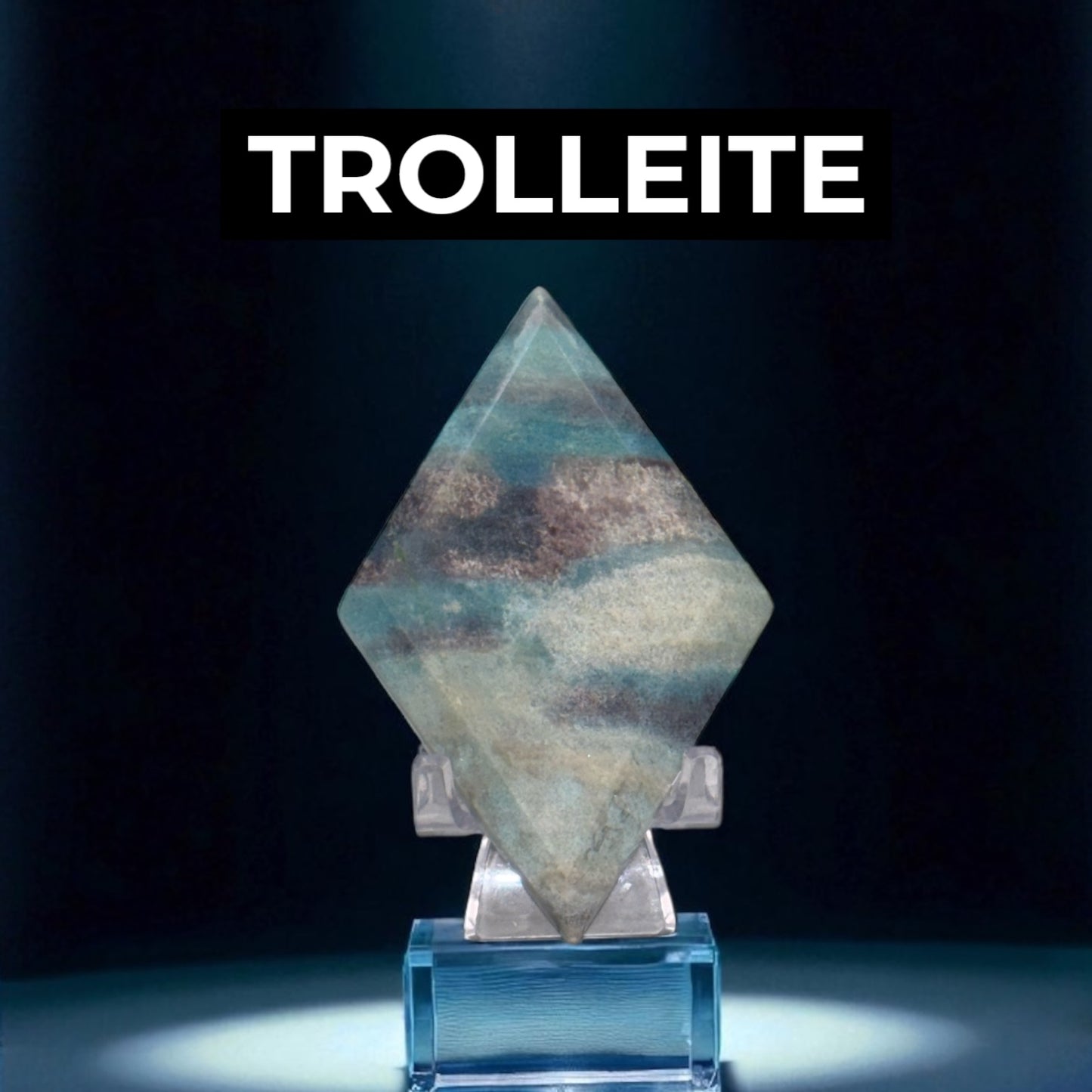Trolleite Diamond Rhombus Shape Freeform *