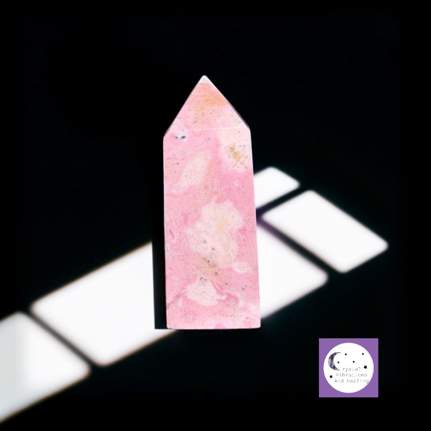 Peruvian Rhodonite Tower Obelisk Point **