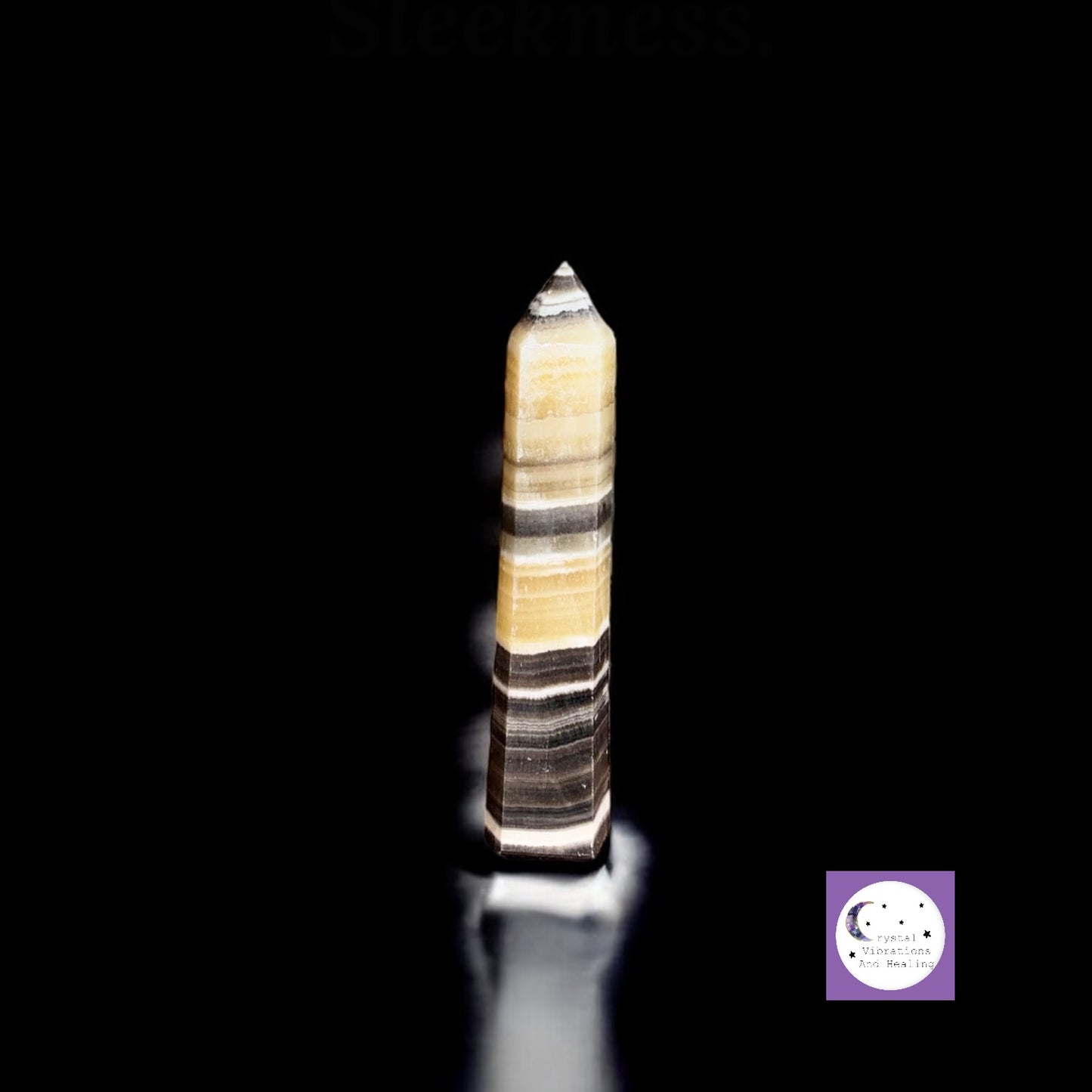 Zebra Calcite Tower Obelisk Point *