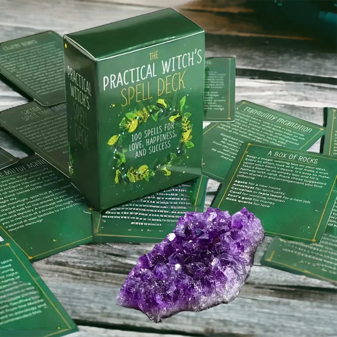 Practical Witches Spell Cards, 100pcs Spell Cards For Practical Witchcraft: An Oracle Deck For Magical Guidance - Image #2