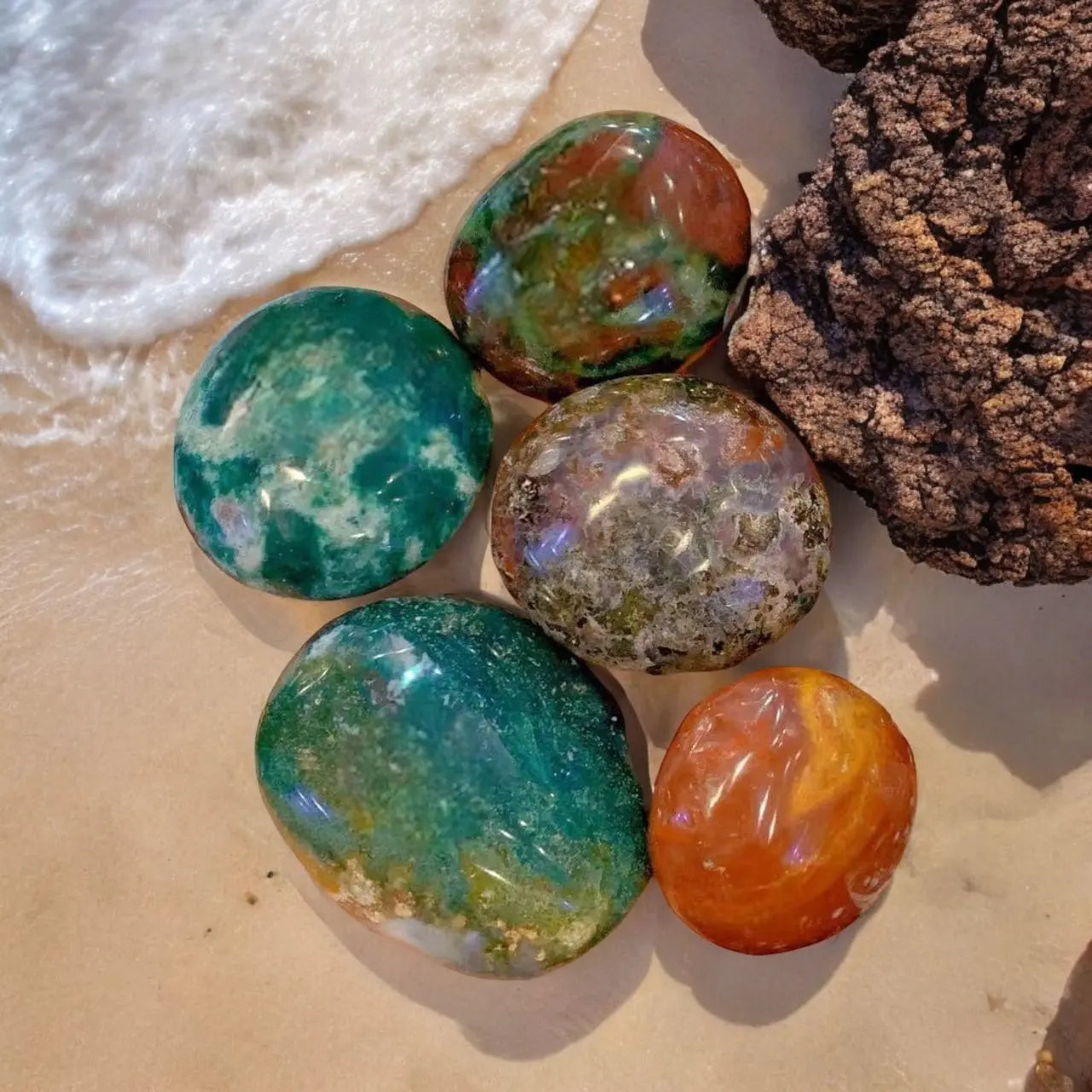 Ocean Jasper Palm Stone - Image #2