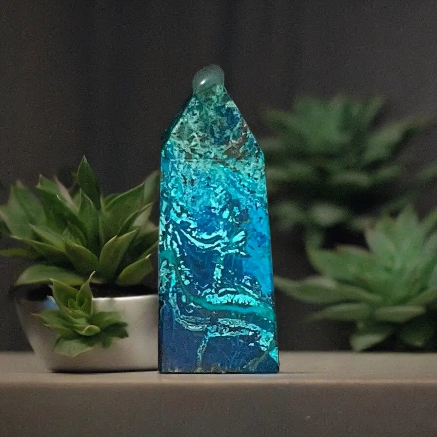 Chrysocolla Obelisk Tower - Image #2