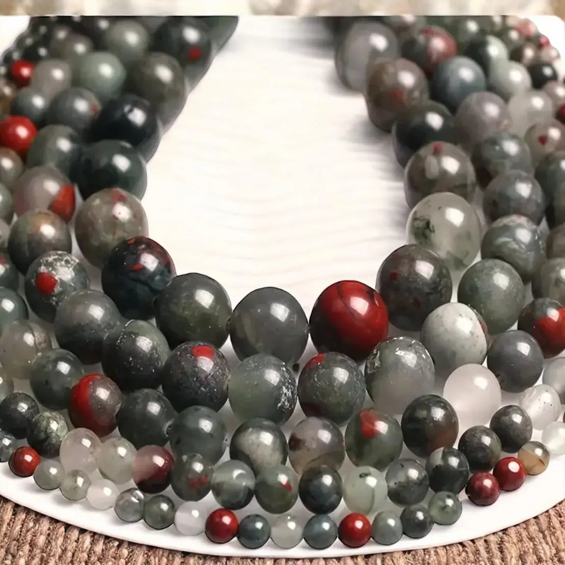 African Bloodstone, Heliotrope Bracelet - Image #2