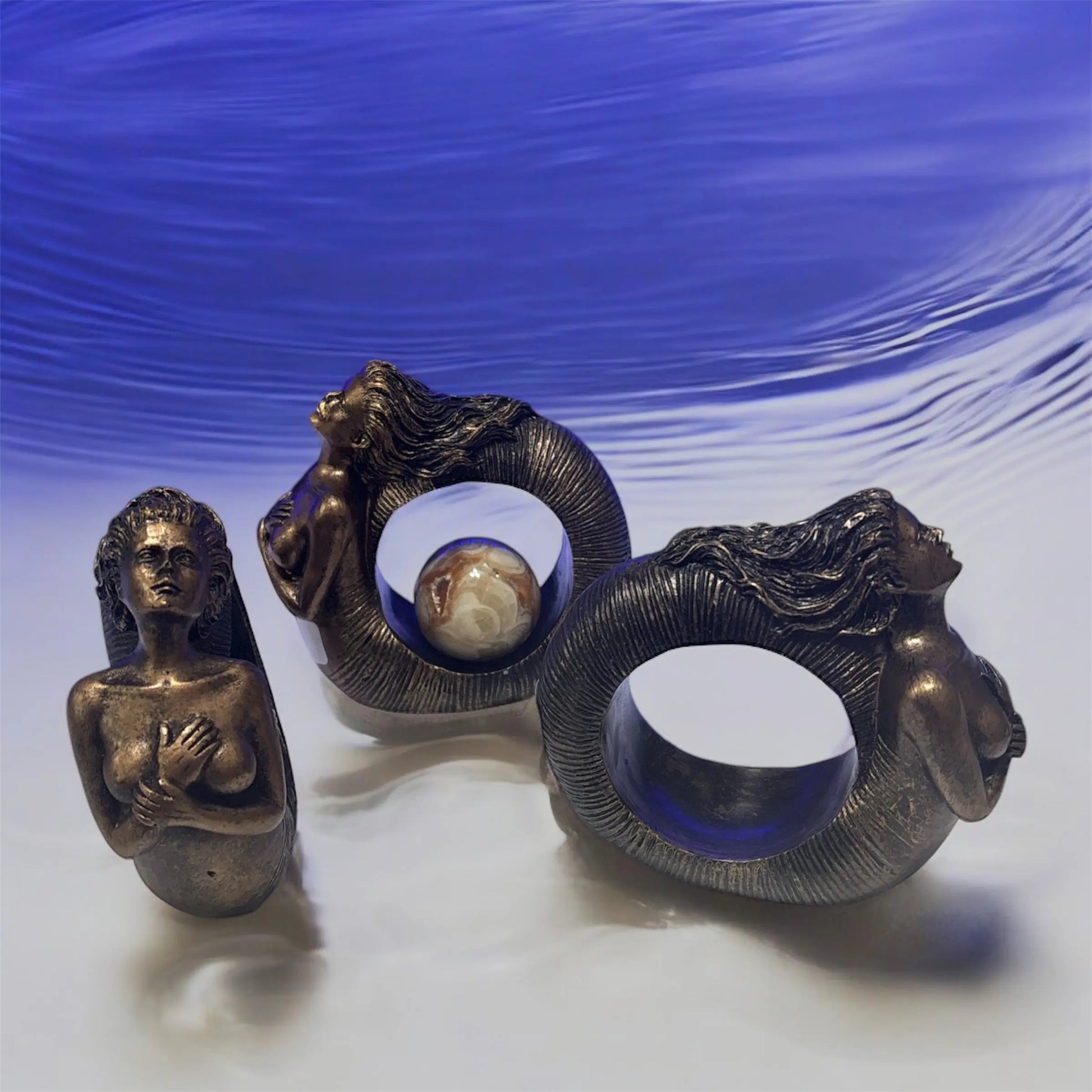 Mermaid Ring Resin Sphere Stand - Image #4