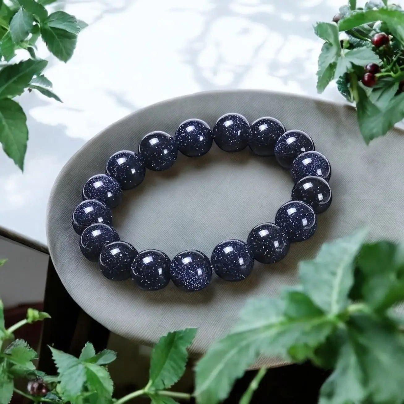 Blue Sandstone Bracelet - Image #3