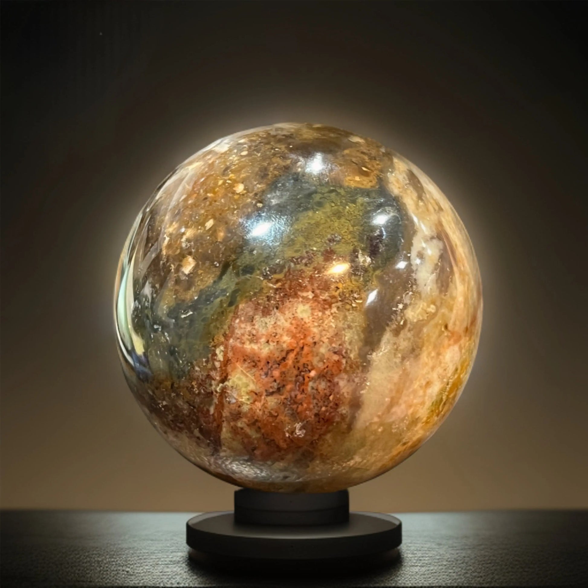 Ocean Jasper Sphere - Image #6