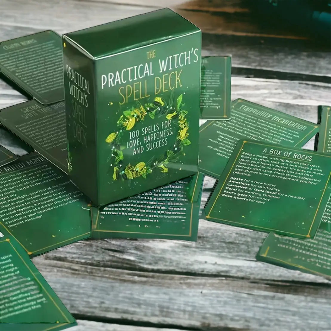 Practical Witches Spell Cards, 100pcs Spell Cards For Practical Witchcraft: An Oracle Deck For Magical Guidance - Image #5