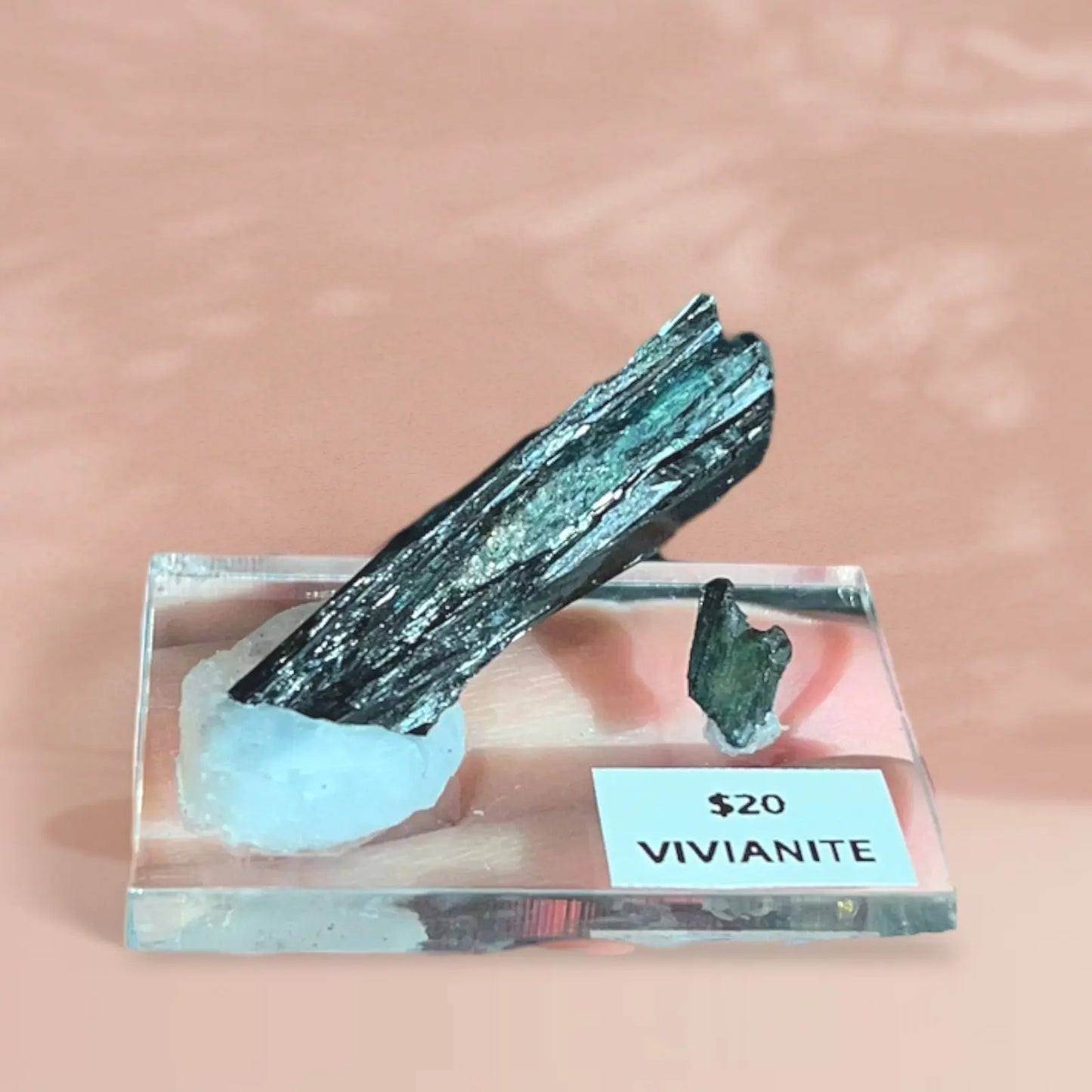 Vivianite Mounted Specimen - Image #5