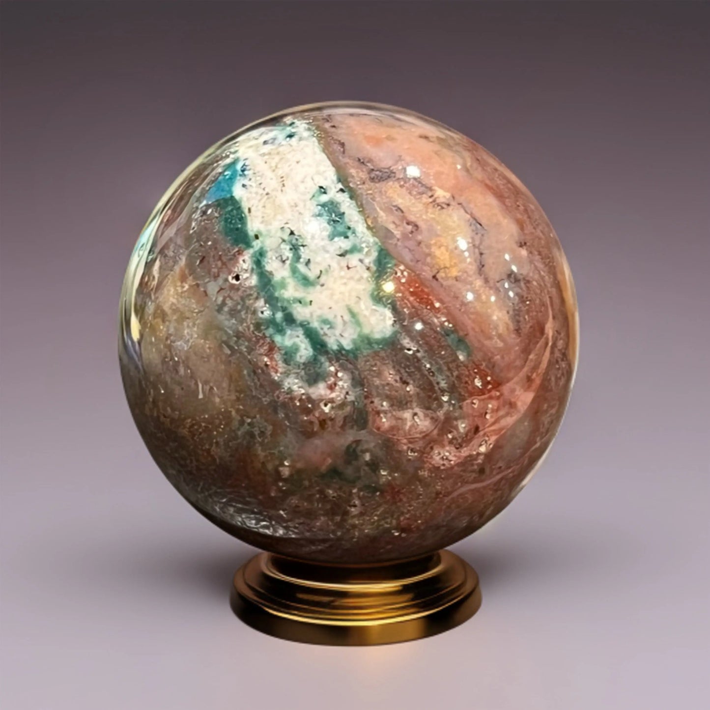 Ocean Jasper Sphere - Image #4