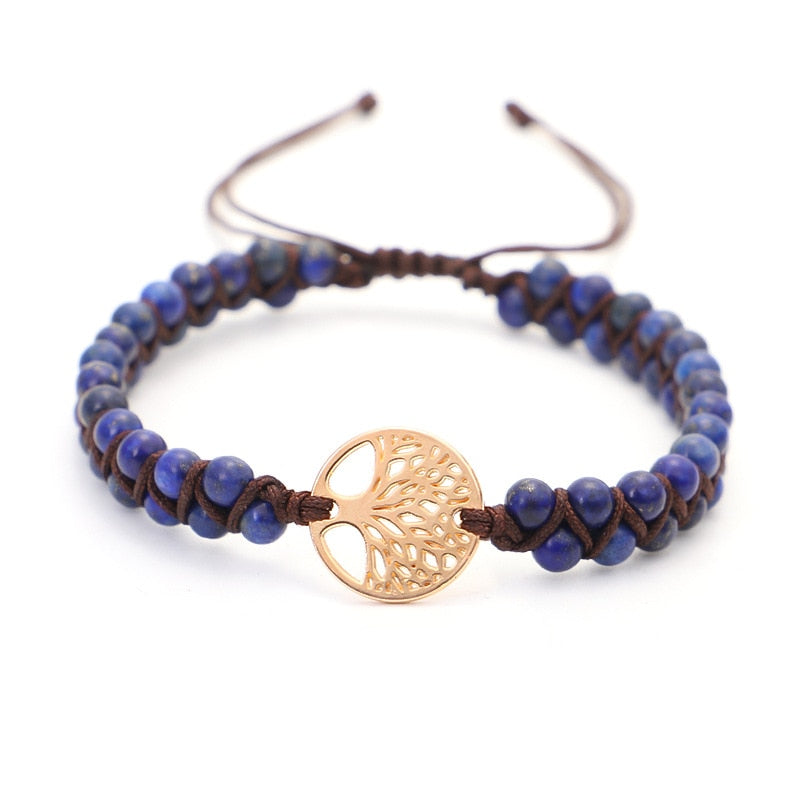 Tree of Life Charm Bracelet - Crystal Vibrations & Healing