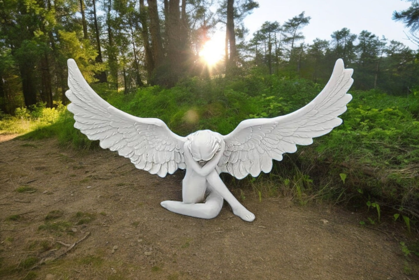 Angel Wings Resin Figurine