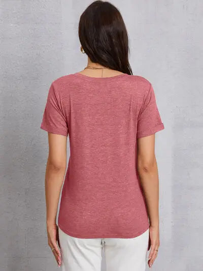 YOU CAN DO THIS COFFEE V-Neck Short Sleeve T-Shirt - Image #11