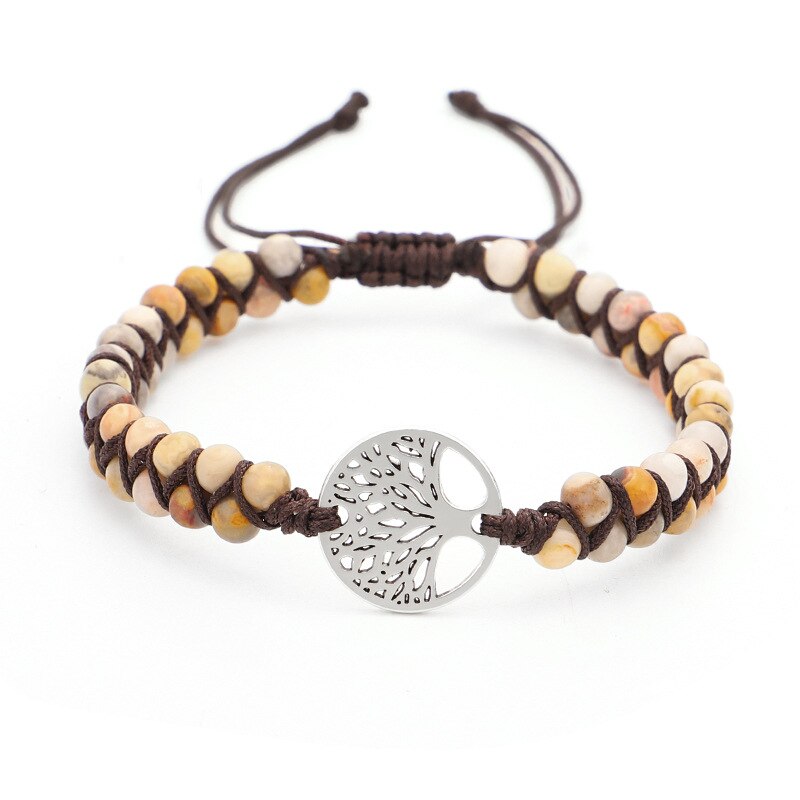 Tree of Life Charm Bracelet - Crystal Vibrations & Healing