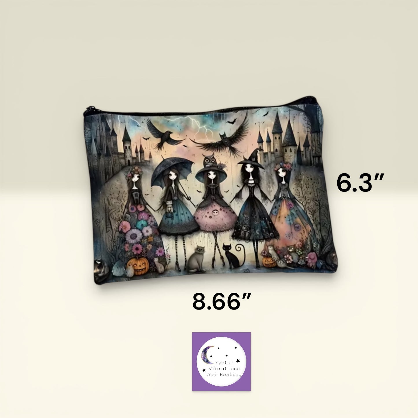 Goth Witch Coven Make-Up Travel Bag
