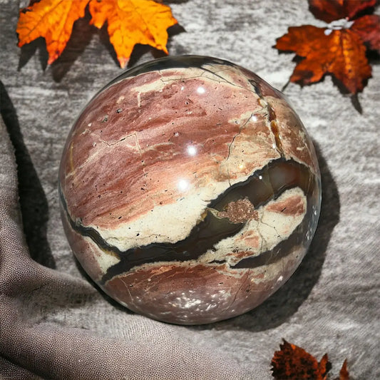 Football Agate Sphere - Image #1