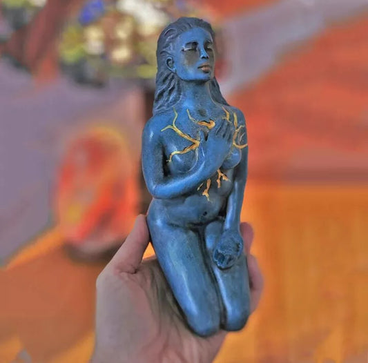 Self-Healing Series Goddess Sculpture - Crystal Vibrations & Healing