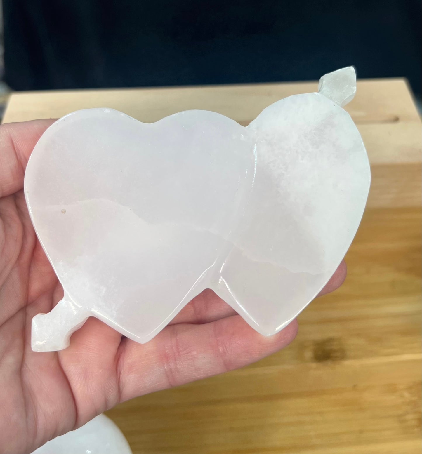 Pink Mangano Calcite Bowl