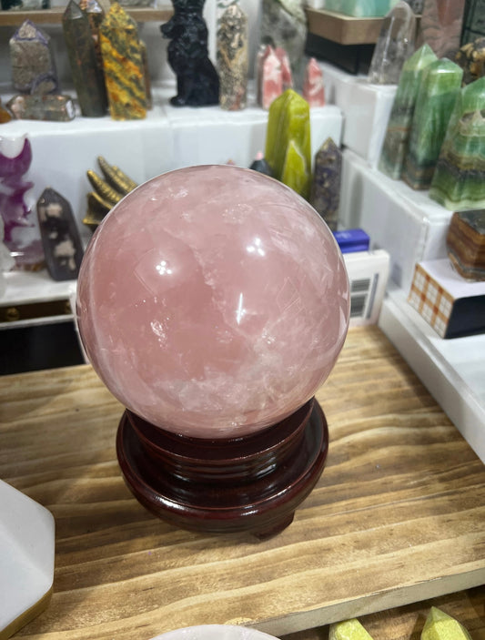 Rose Quartz Sphere