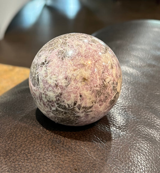 Lepidolite Sphere