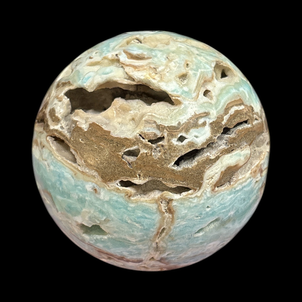 Blue Aragonite Sphere *