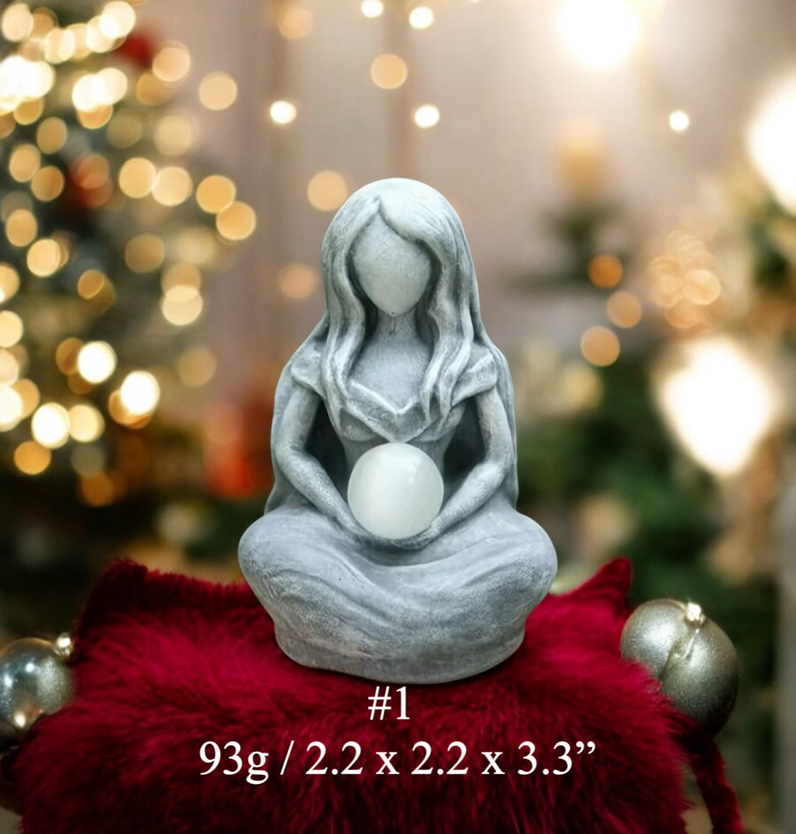 Moon Goddess Lunar Deity Resin Figurine