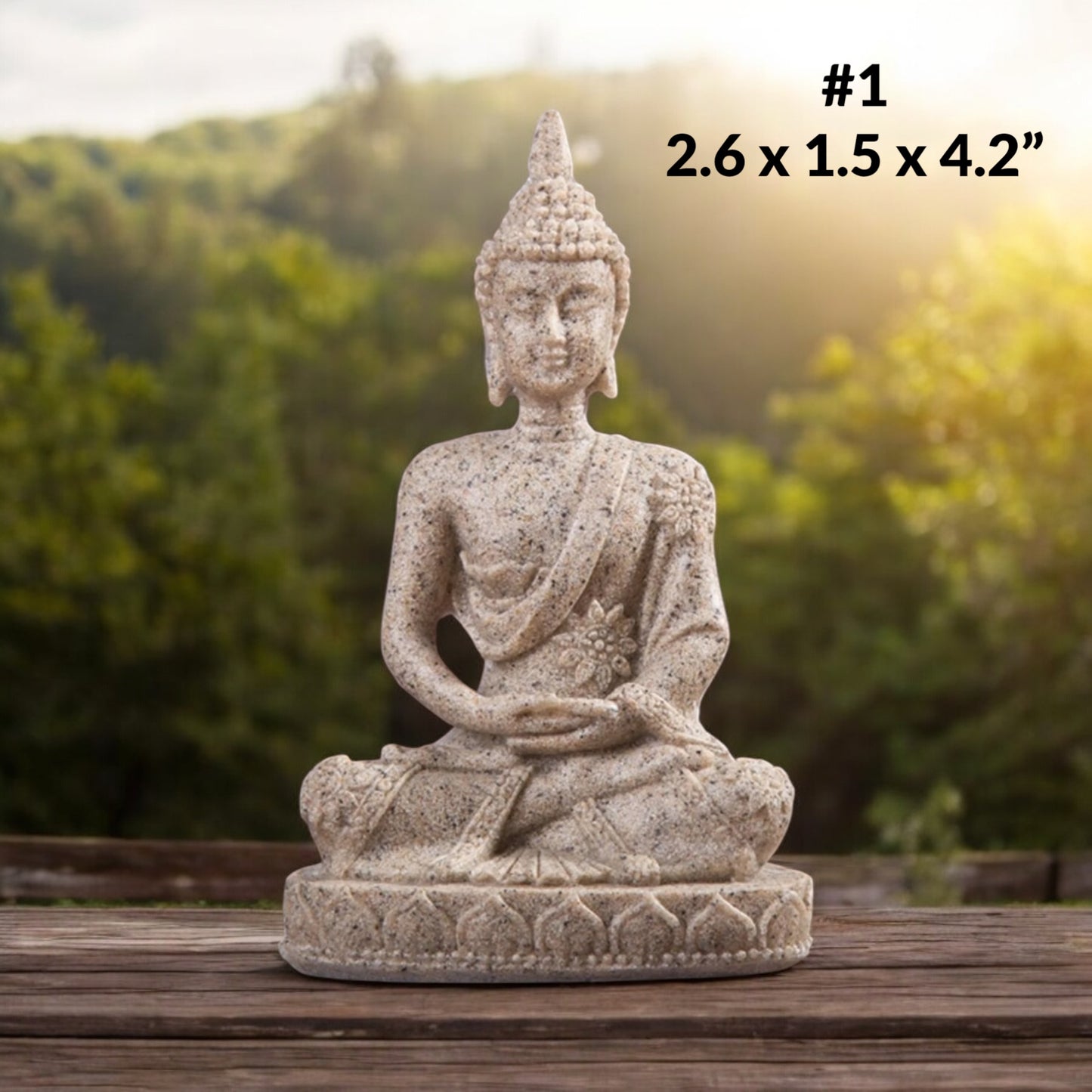 Buddha Deity Resin Figurine