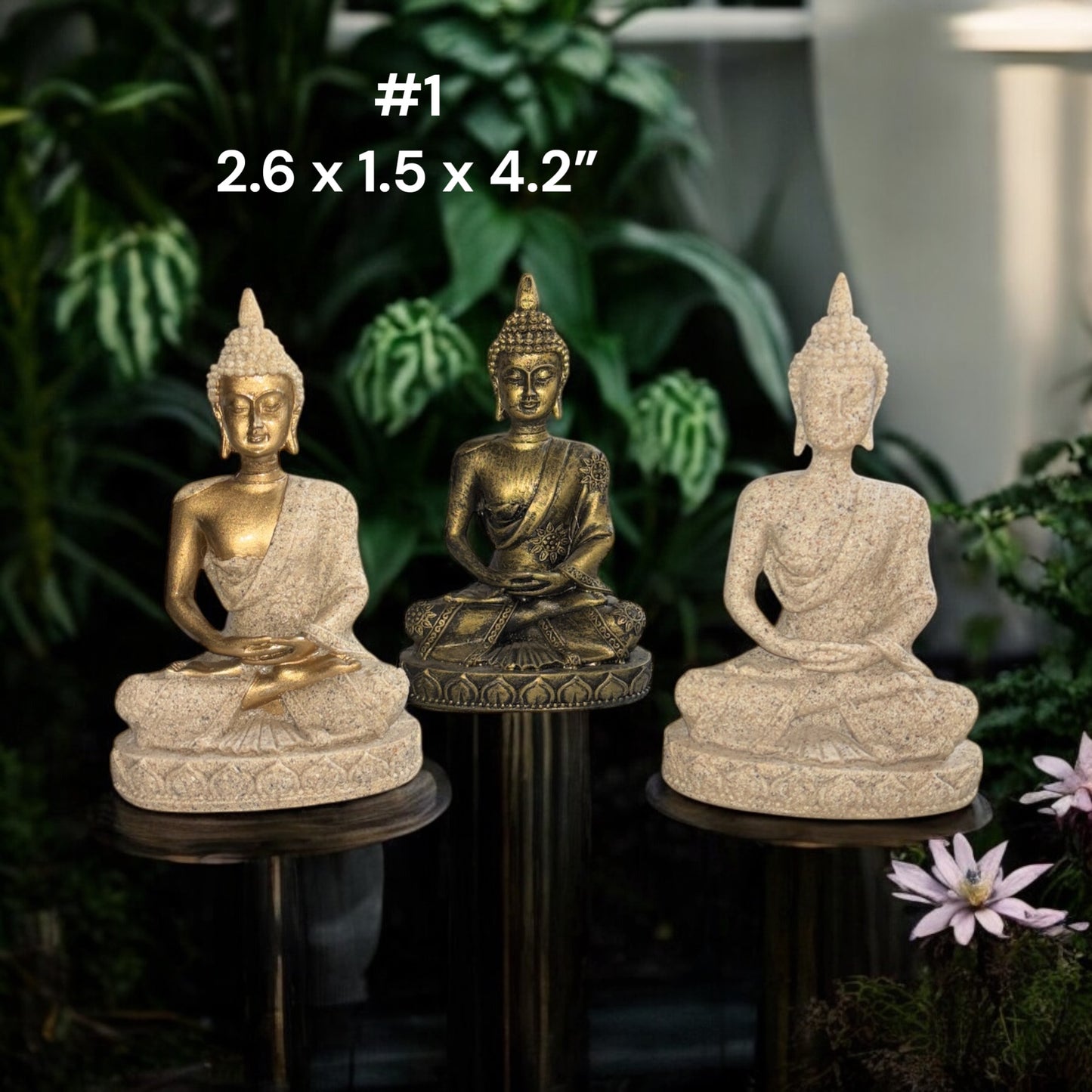 Buddha Deity Resin Figurine