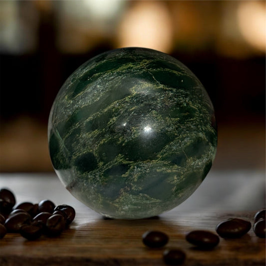 Green Fuchsite Sphere