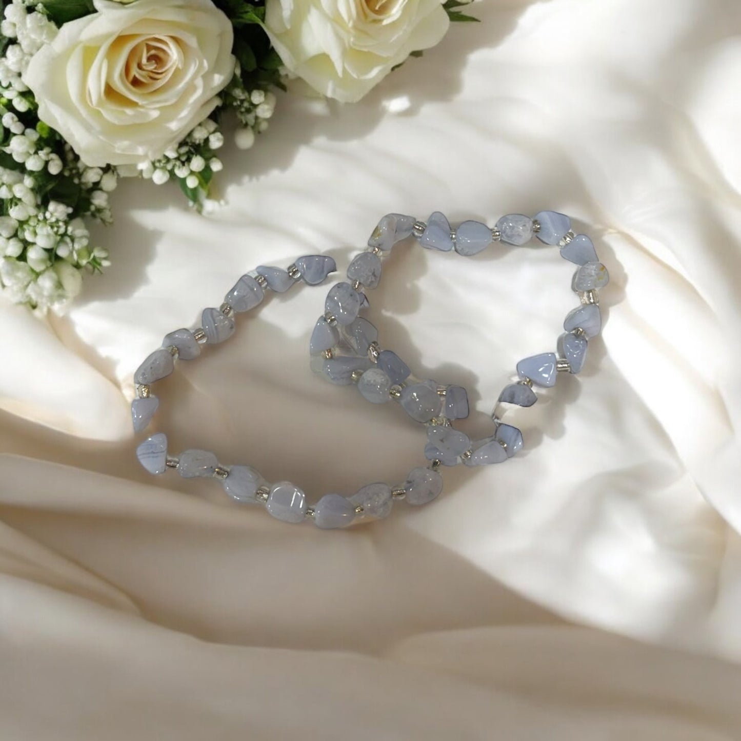 Blue Lace Agate Bracelet