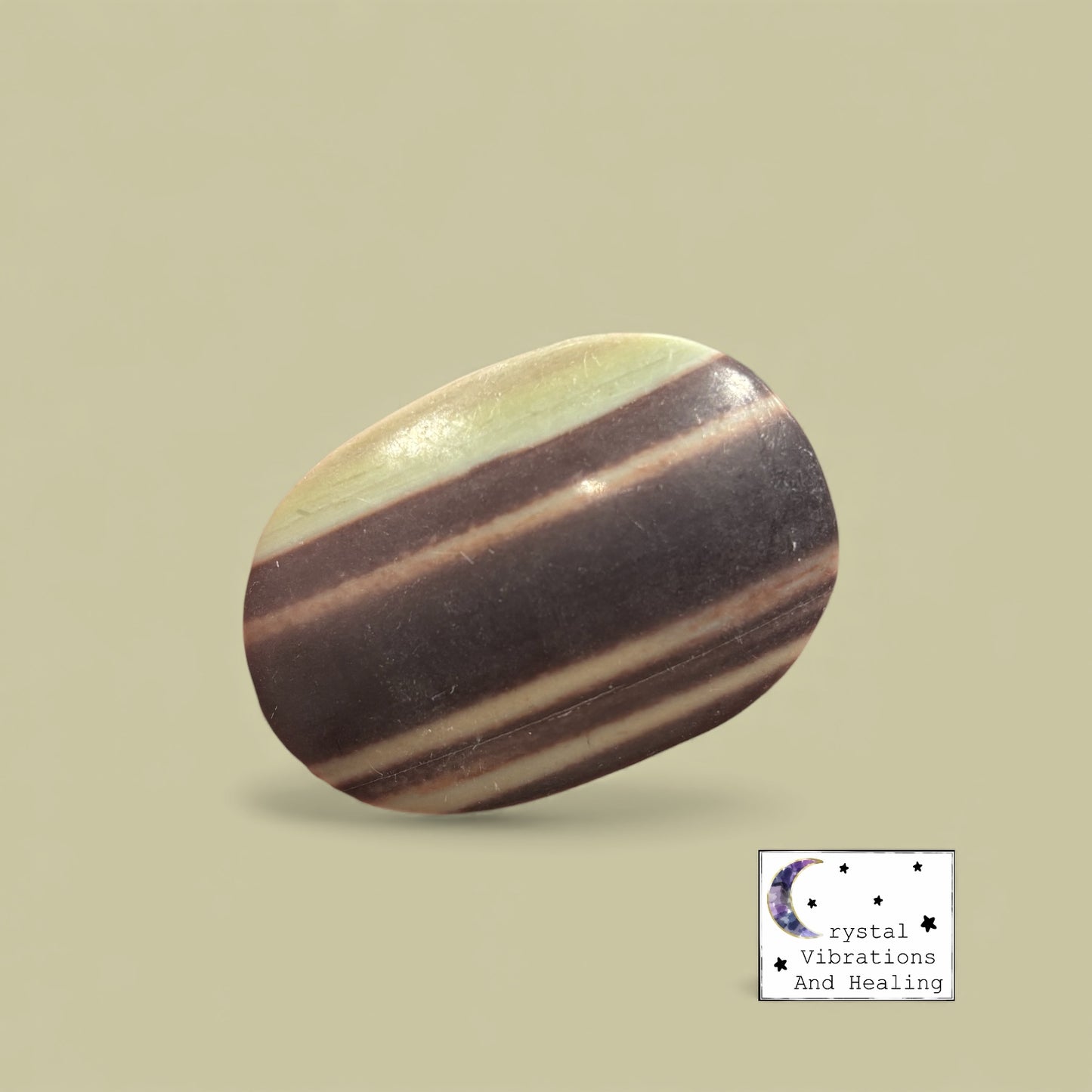 Purple Robe Jade Palm Stone
