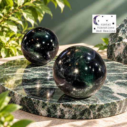 Black Flourite Sphere **