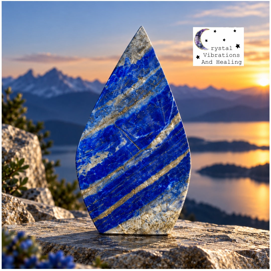 Lapis Lazuli Freeform Teardrop