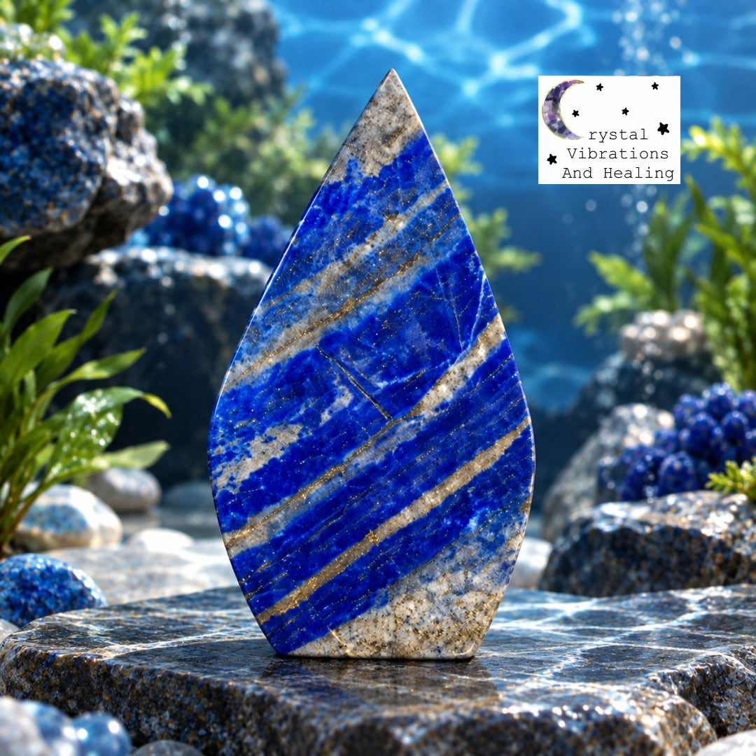 Lapis Lazuli Freeform Teardrop