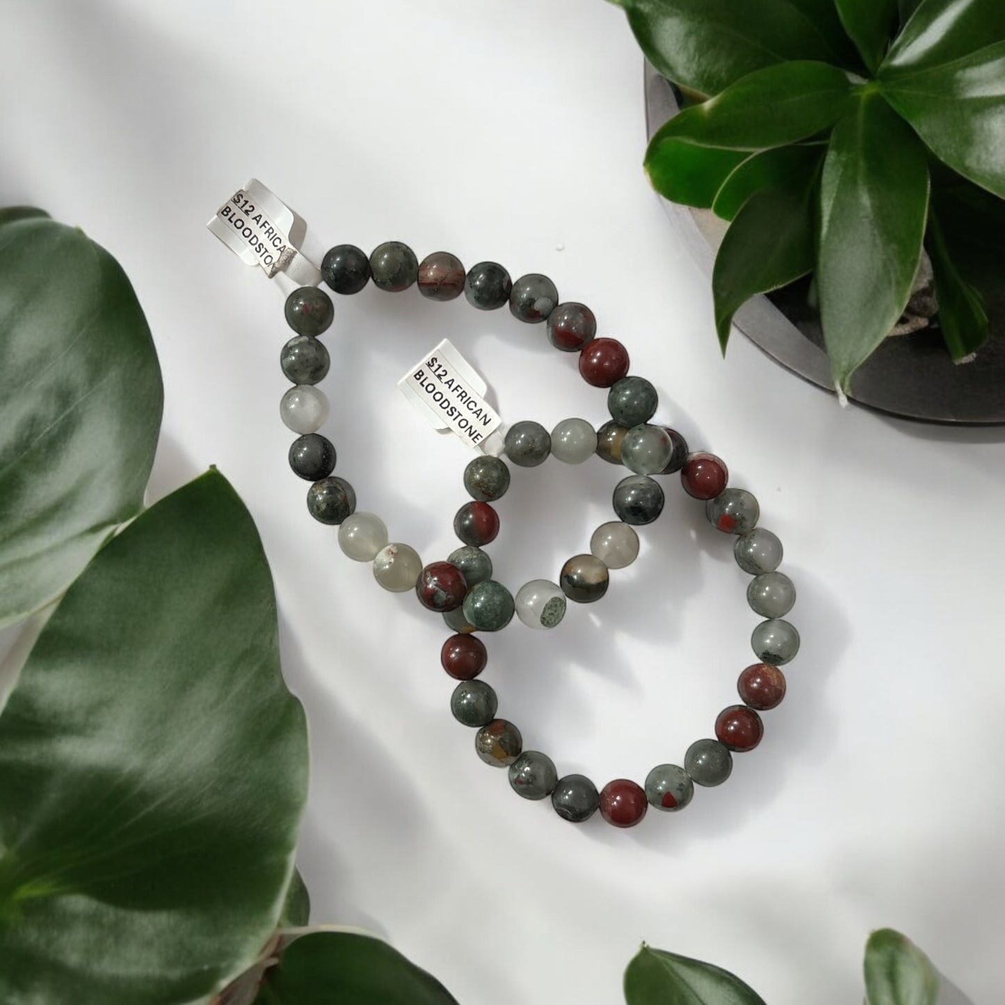 African Bloodstone, Heliotrope Bracelet