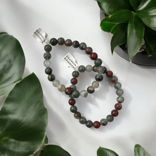 African Bloodstone, Heliotrope Bracelet