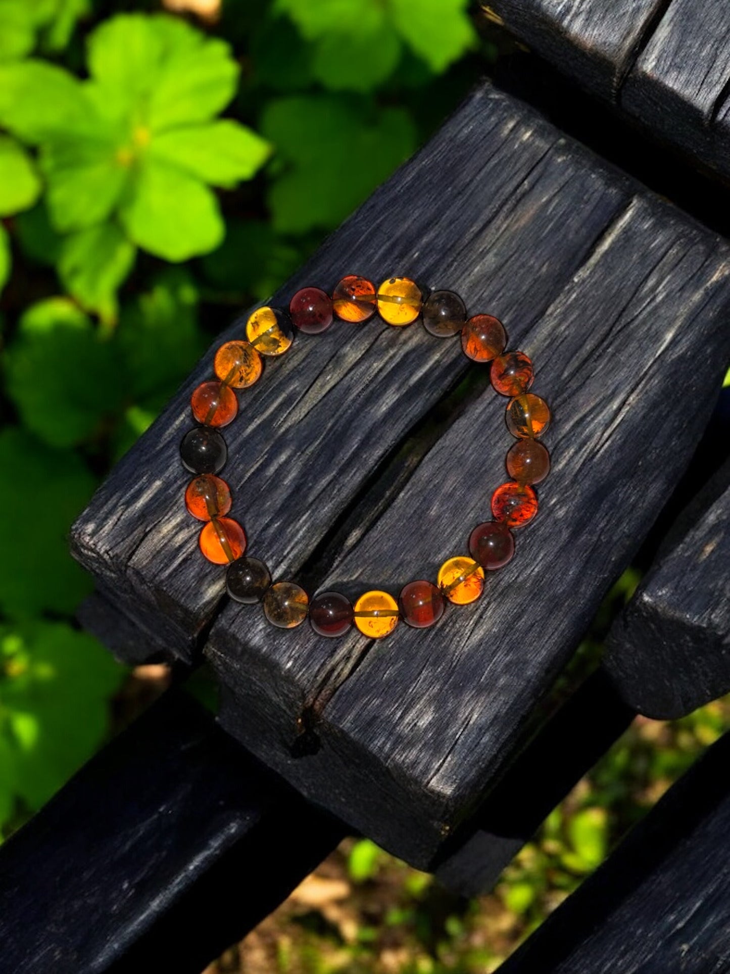 Beeswax Amber Bracelet