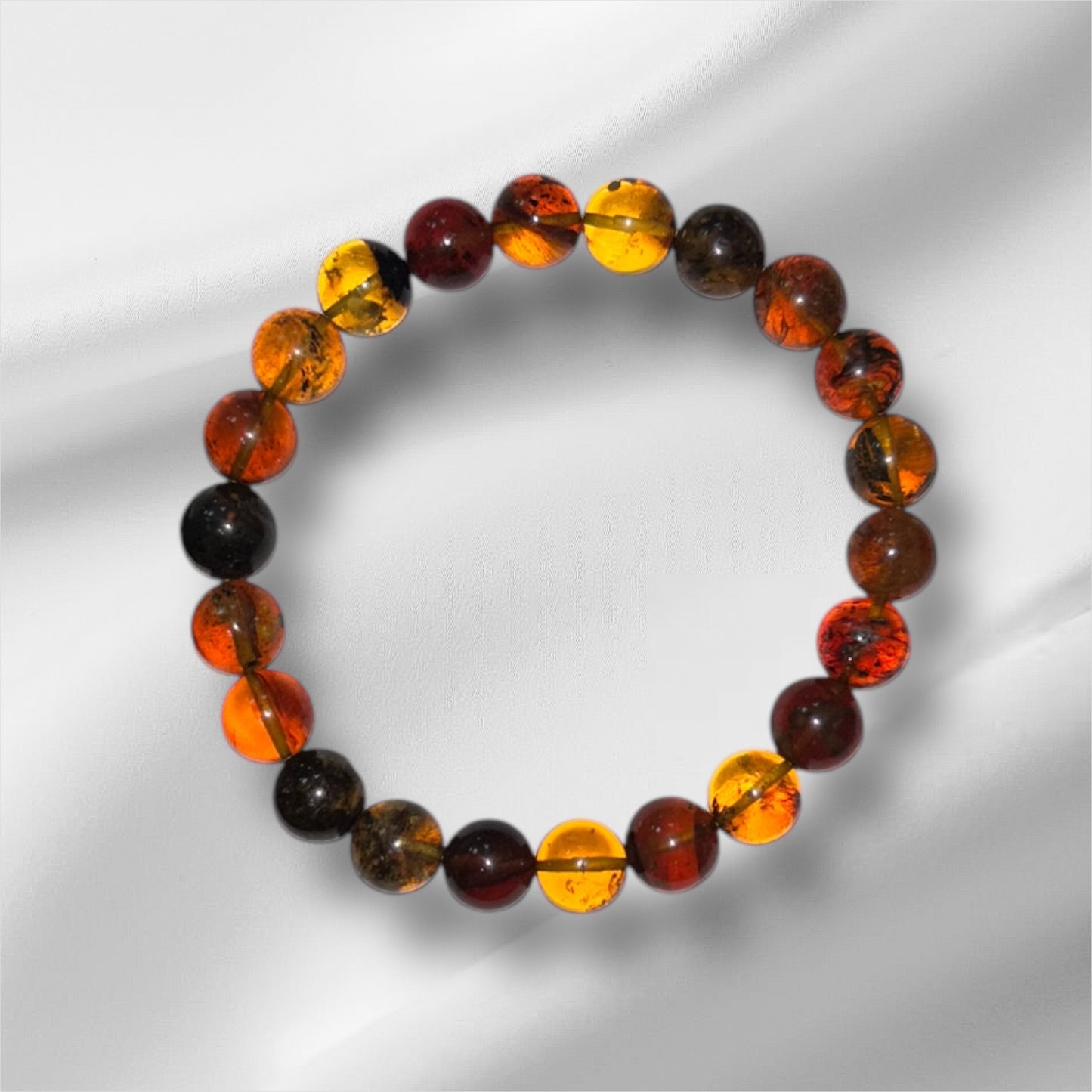 Beeswax Amber Bracelet