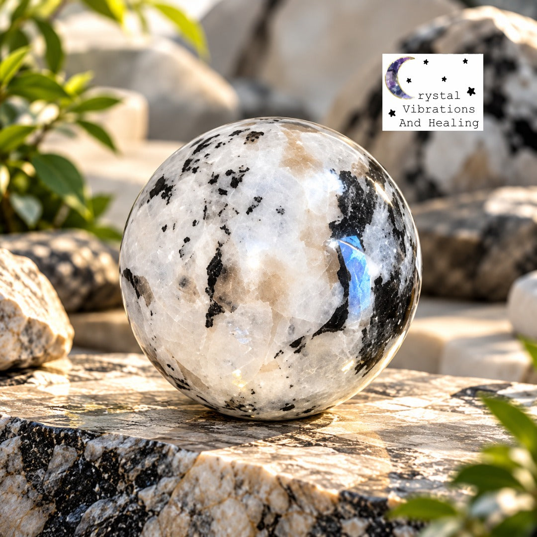 Rainbow Moonstone Sphere